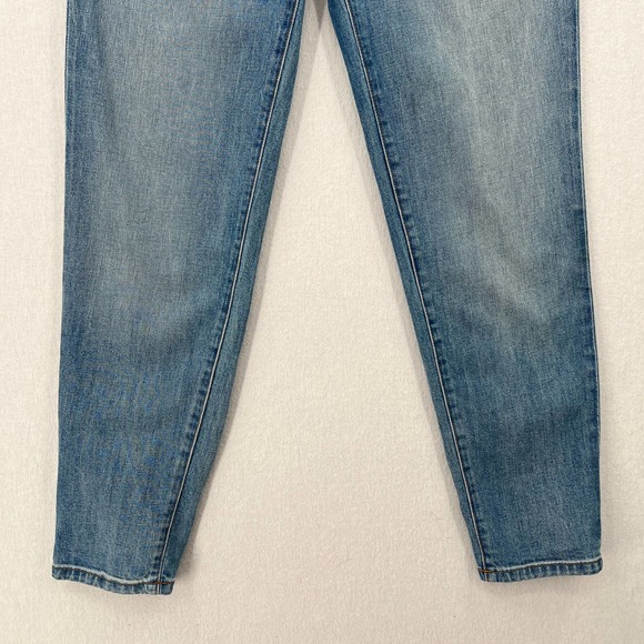 IRO Jeans Womens 28 Blue Silver Jones Sequin Embellished Mid Rise Slim Leg Denim - Picture 7 of 15